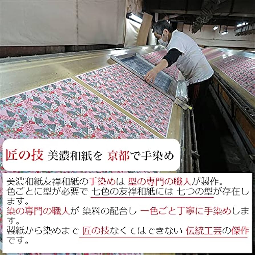 Amazon | 石川紙業 美濃和紙友禅和紙 大判 千代紙 1枚 64×95cm